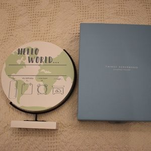Things Remembered Hello World Birth Record and Photo Clip